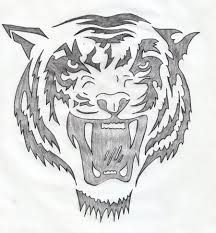 216x233 Image Result For Simple Tiger Face Drawing Michaela's Board - Simple Tiger Face Drawing