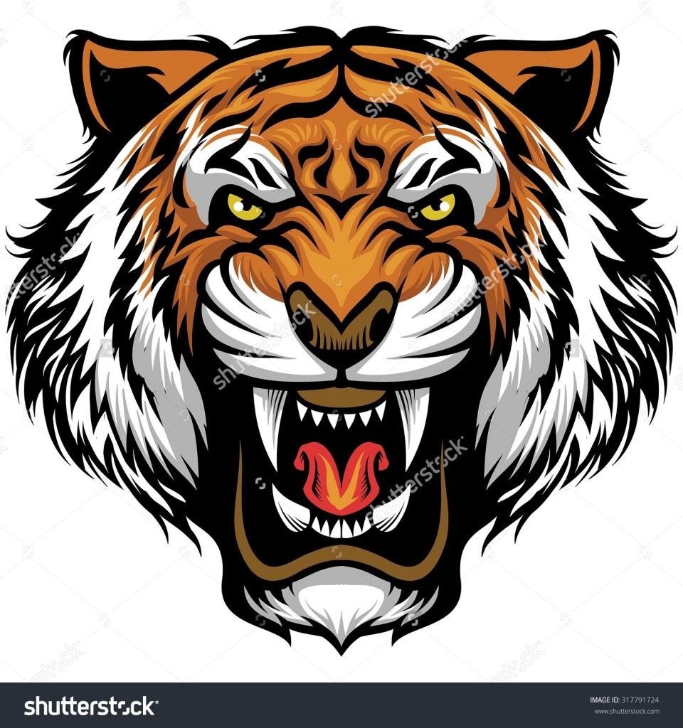 960x1024 Tiger Face Drawing How To Draw A Simple Easy Coloring - Simple Tiger Face Drawing