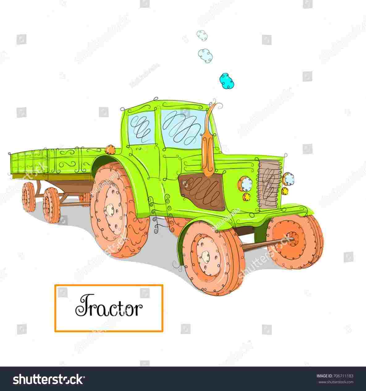 1185x1264 Simple Tractor Drawing - Simple Tractor Drawing