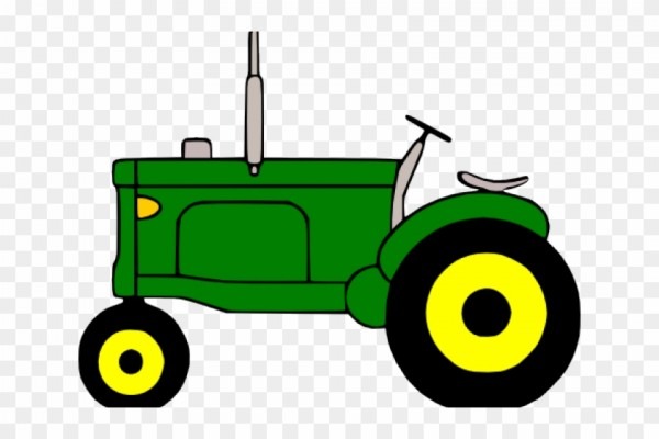 600x400 Easy Tractor Drawing - Simple Tractor Drawing