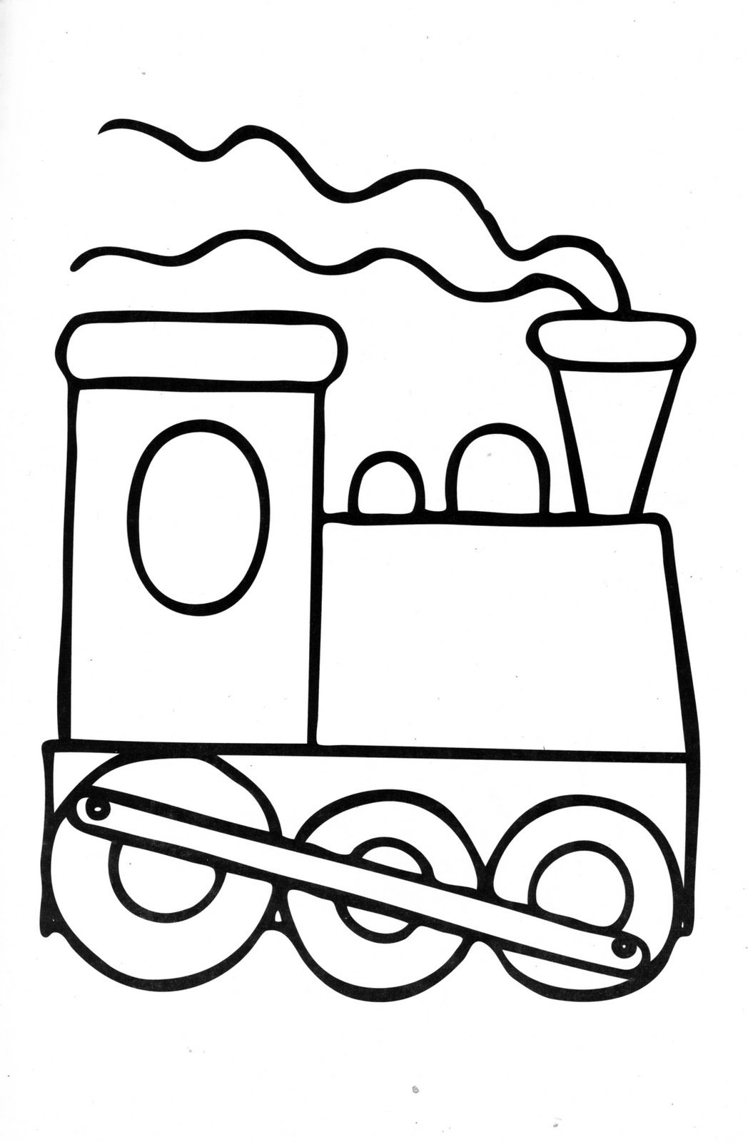1048x1600 Train Drawing Easy For Free Download - Simple Train Drawing