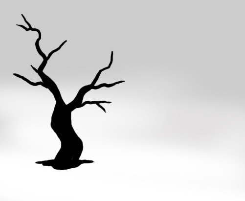 501x411 Landscape Drawing Tutorial - Simple Tree Drawing