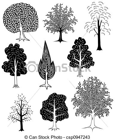 385x470 Photos Line Drawing Of A Tree - Simple Tree Line Drawing