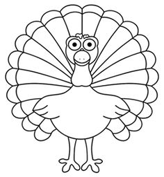 Simple Turkey Drawing at PaintingValley.com | Explore collection of ...