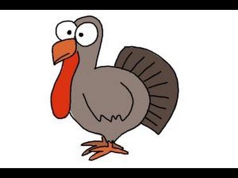 480x360 How To Draw A Simple Turkey - Simple Turkey Drawing