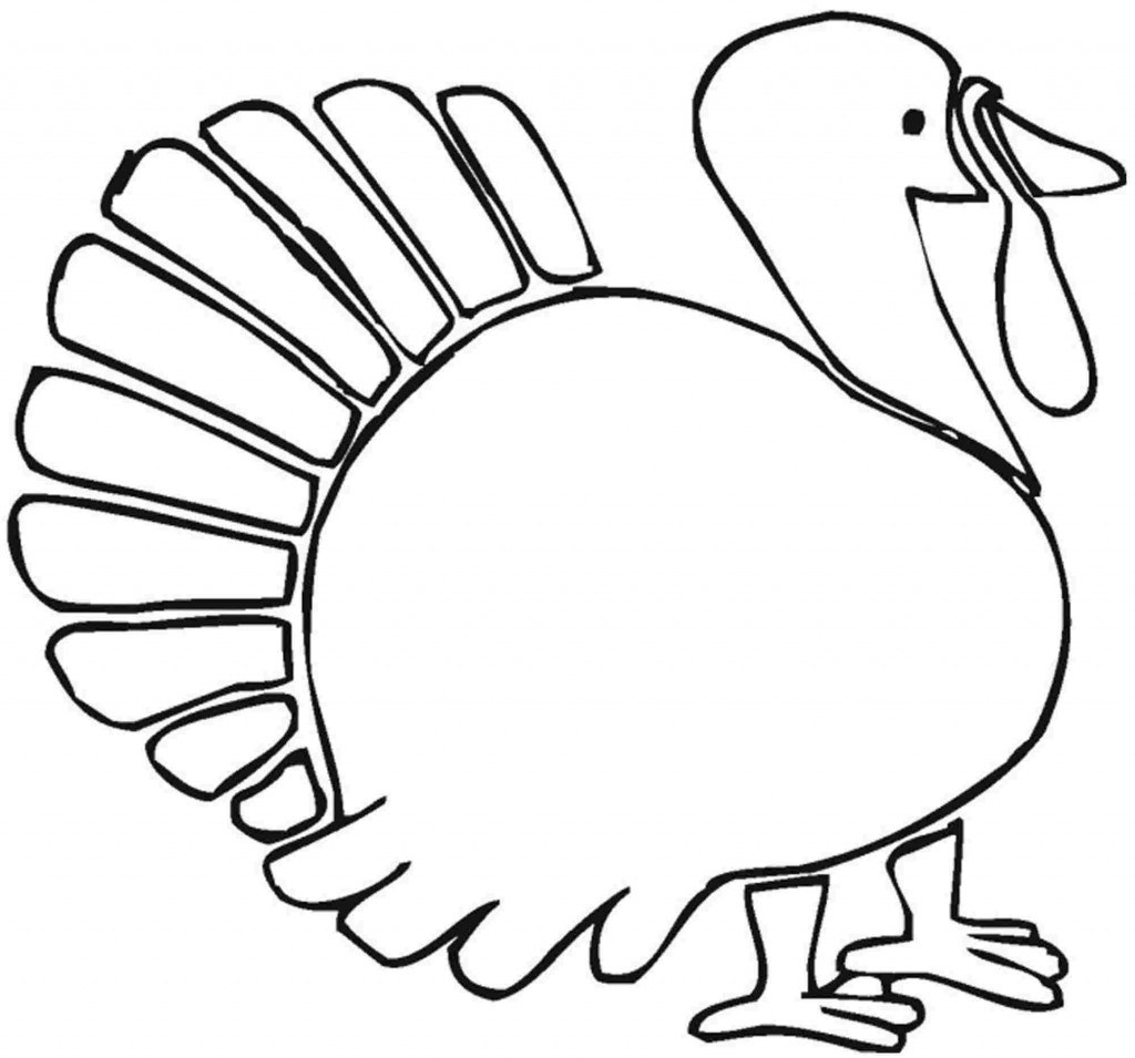 Simple Turkey Drawing at PaintingValley.com | Explore collection of ...