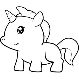 302x302 How To Draw How To Draw A Unicorn For Kids - Simple Unicorn Drawing
