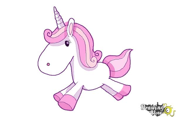 600x400 How To Draw A Cute And Simple Unicorn - Simple Unicorn Drawing