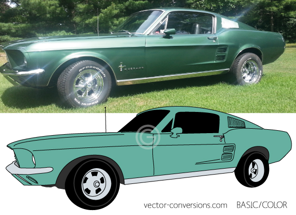 600x436 vectorization photo to vector conversion level of detail samples - Simple Vector Drawing