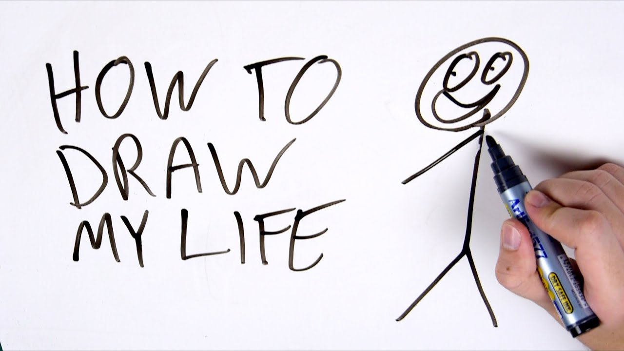 1280x720 how to make a draw my life video - Simple Video Camera Drawing