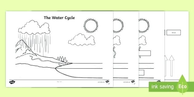 630x315 Water Cycle Diagram With Labels In Hindi Label - Simple Water Cycle Drawing