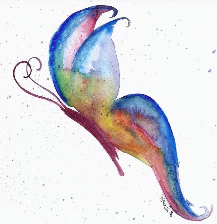 713x738 Ten Disadvantages Of Watercolor Drawings And How You Can - Simple Watercolor Drawing