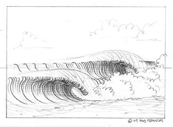 Simple Wave Drawing at PaintingValley.com | Explore collection of ...