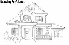 Simple White House Drawing At Paintingvalleycom Explore