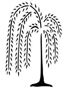 212x300 Simple Willow Tree Drawing Misc Weeping Willow - Simple Willow Tree Drawing