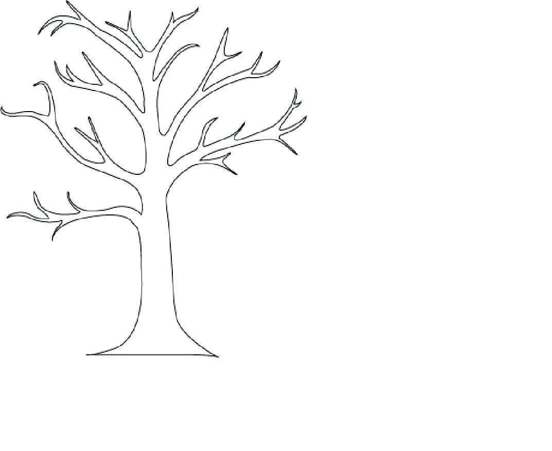 1073x877 Tree Without Leaves Drawing Full Tree Without Leaves Coloring - Simple Willow Tree Drawing
