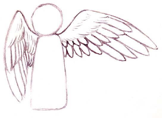 545x400 Manga Tutorials - Simple Wings Drawing