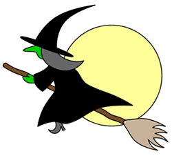 250x226 Cartoon Witch Step - Simple Witch Drawing
