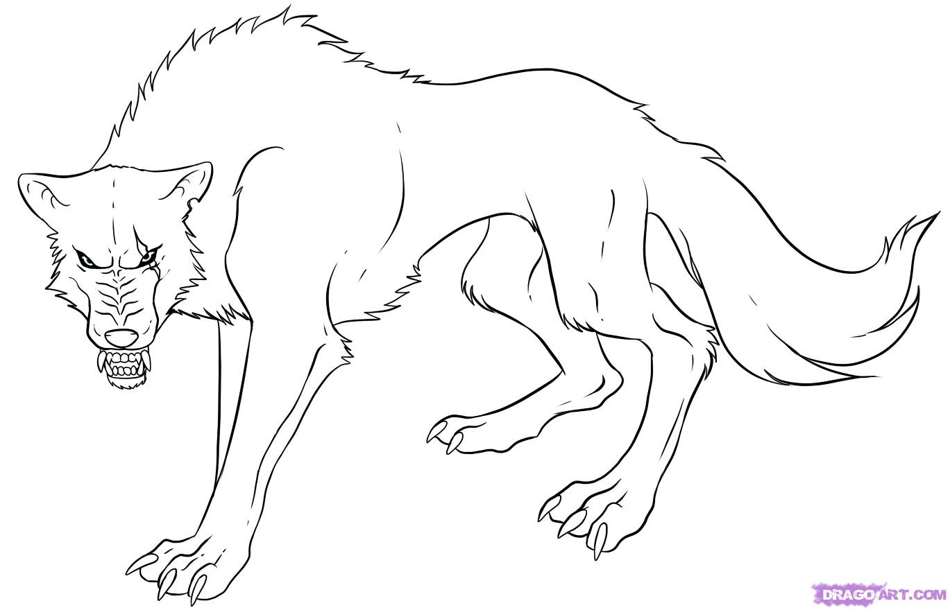 1369x880 Simple Wolf Howling Drawing - Simple Wolf Howling Drawing
