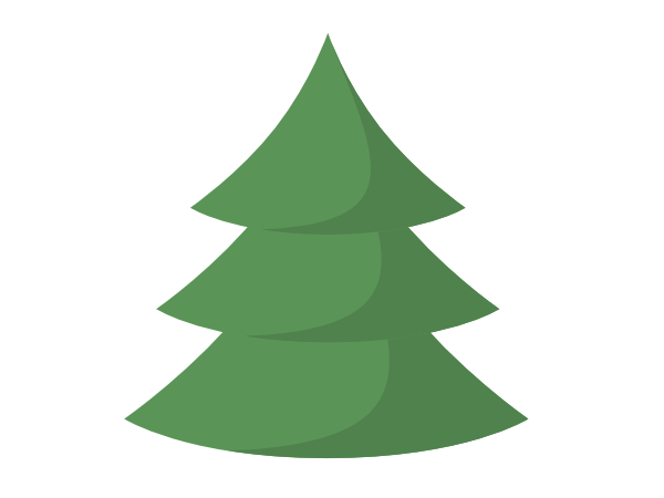 600x450 How To Draw A Christmas Tree In Inkscape Goinkscape! - Simple Xmas Tree Drawing