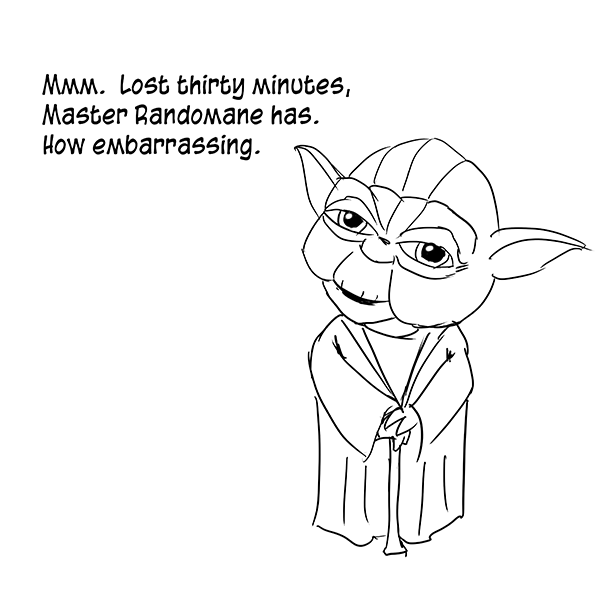 600x600 Yoda Drawing Basic For Free Download - Simple Yoda Drawing