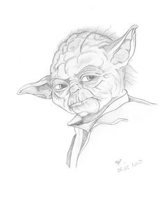 236x294 Best Yoda Sketches Images Star Wars, Starwars, Drawing Sketches - Simple Yoda Drawing