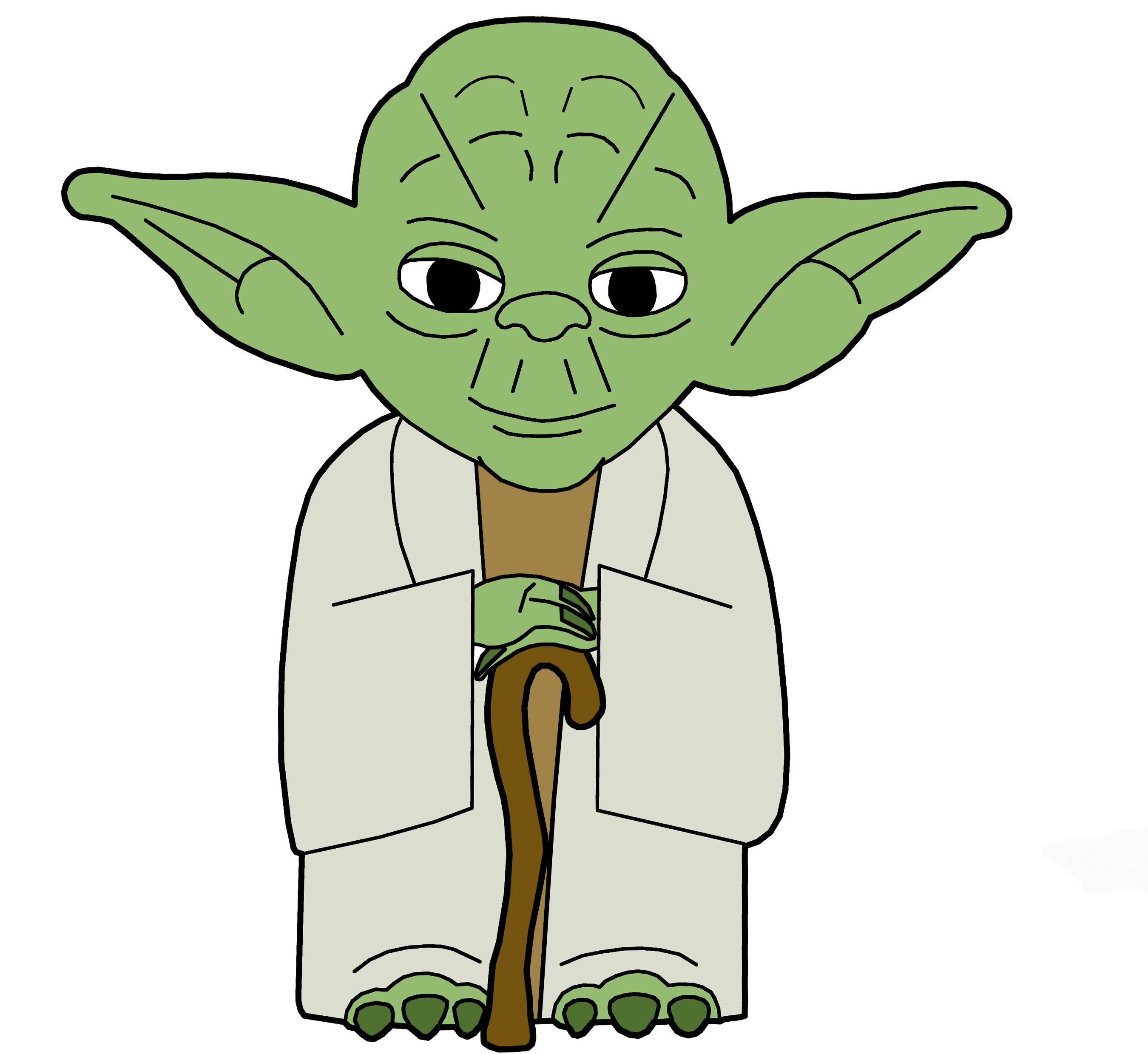 2700x2480 Basic Yoda Head Kid Parties Yoda Drawing, Yoda Cake, Star Wars - Simple Yoda Drawing