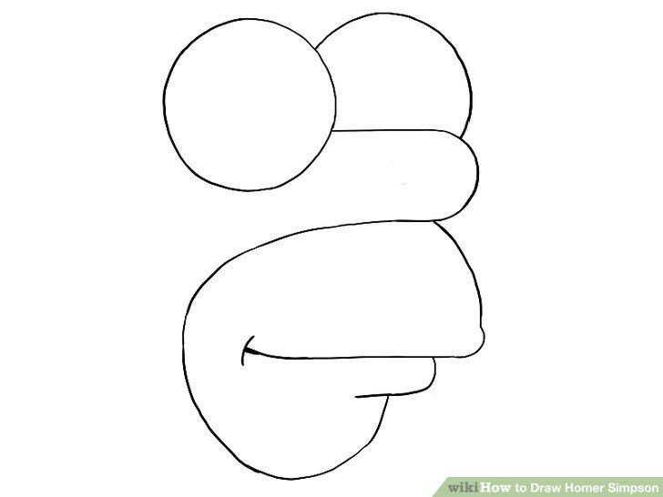 728x546 How To Draw Homer Simpson - Simpsons Drawings
