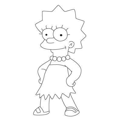 400x400 How To Draw Lisa Simpson Drawings Simpsons Drawings, Drawings - Simpsons Drawings