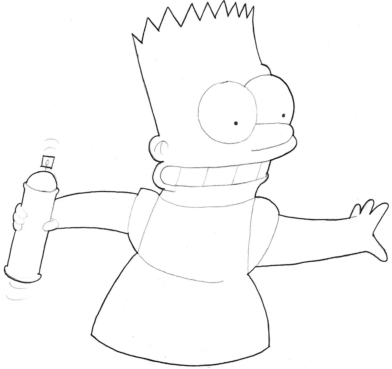 1600x1505 Figure Drawing For Animation Revised Simpsons Drawings - Simpsons Drawings