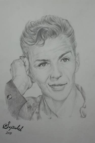 375x563 Frank Sinatra Drawing - Sinatra Drawing