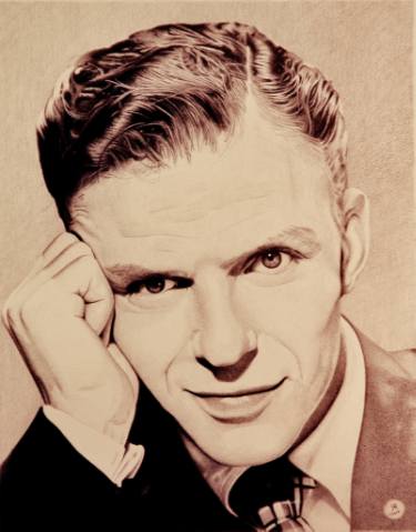375x479 Frank Sinatra Drawing - Sinatra Drawing