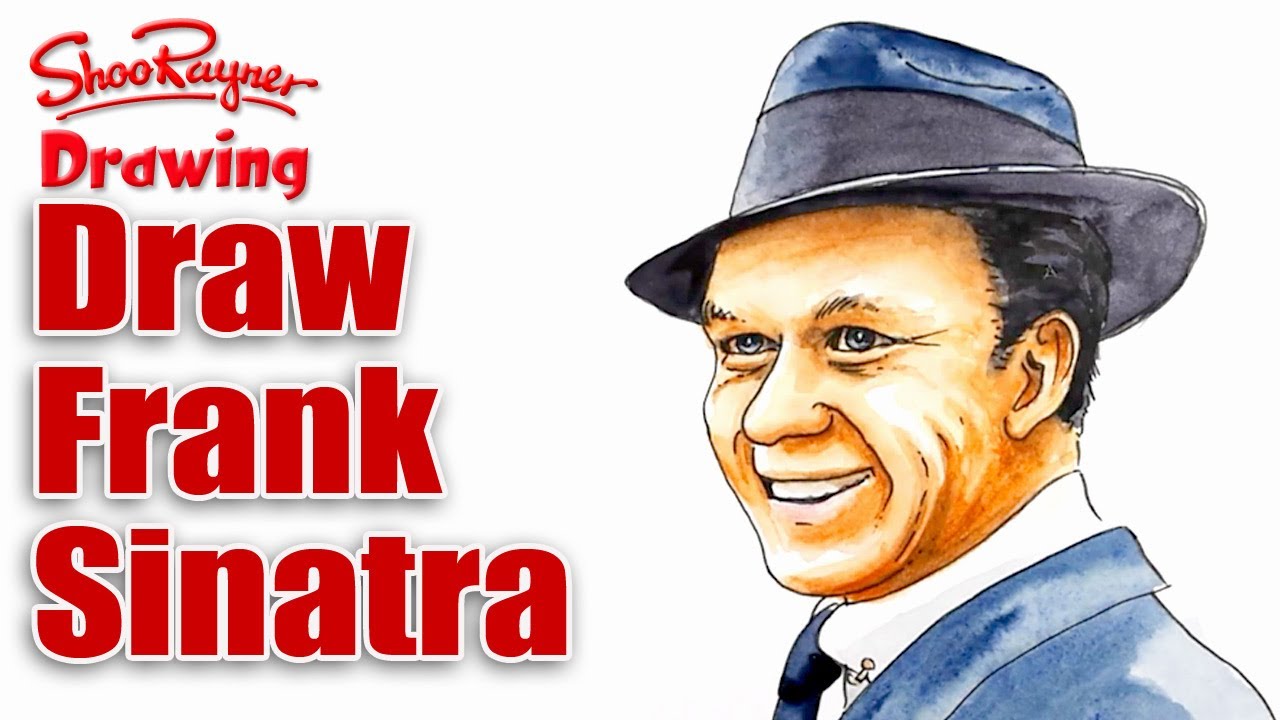 1280x720 How To Draw And Paint Frank Sinatra - Sinatra Drawing