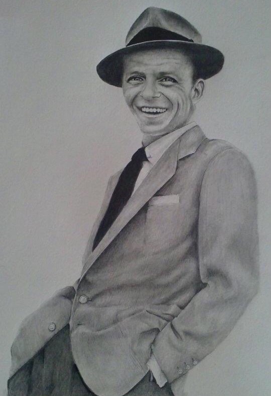 540x787 My Frank Sinatra Drawing - Sinatra Drawing