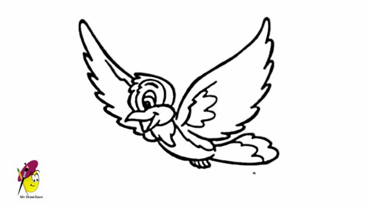 1280x720 singing bird - Singing Bird Drawing