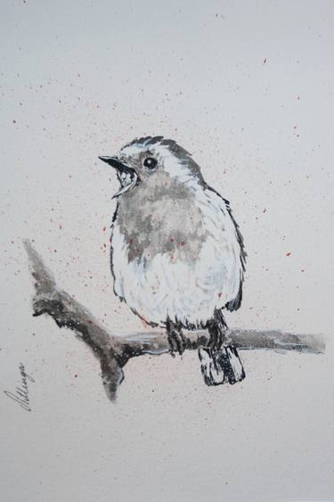 375x563 singing bird drawings for sale saatchi art - Singing Bird Drawing