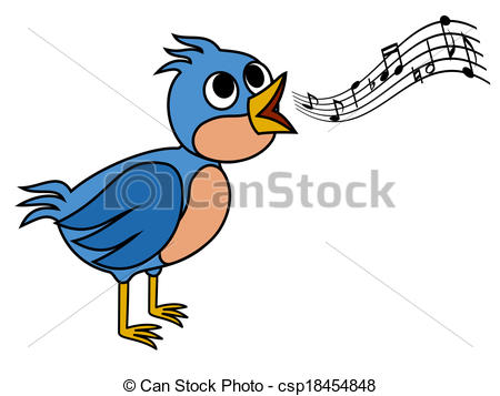450x357 singing bird - Singing Bird Drawing