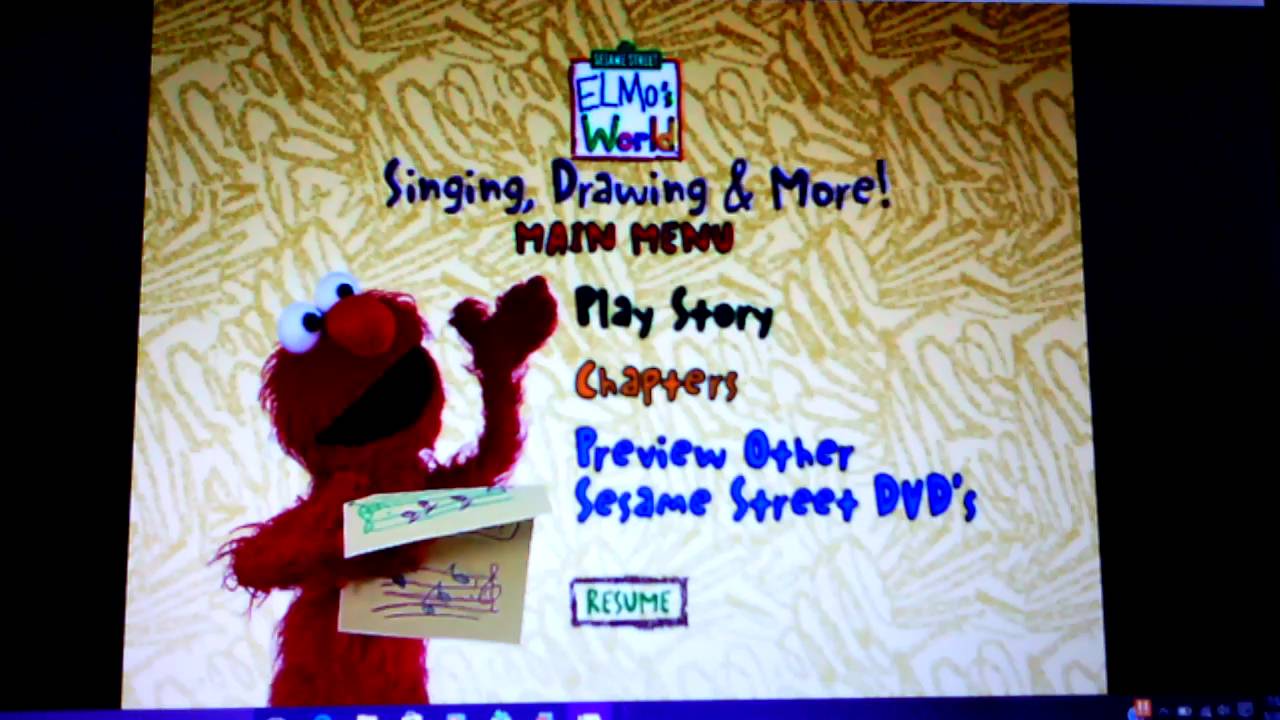 1280x720 elmo's world singing, drawing more! - Singing Drawing