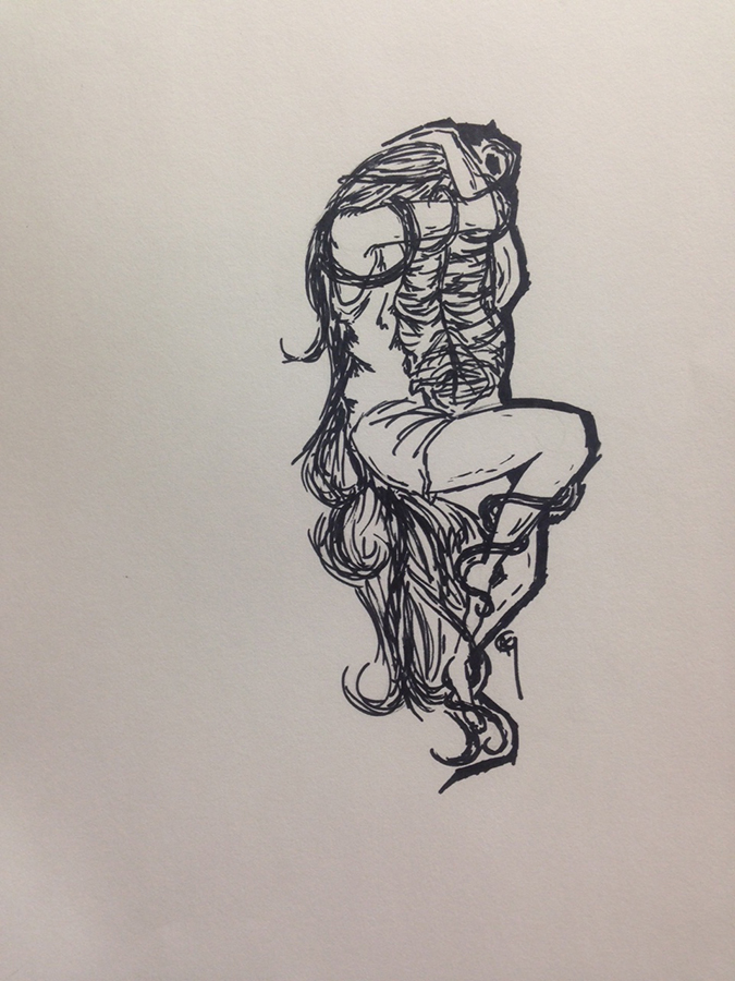 675x900 Student Art Dirt Floor Studio - Single Drawing