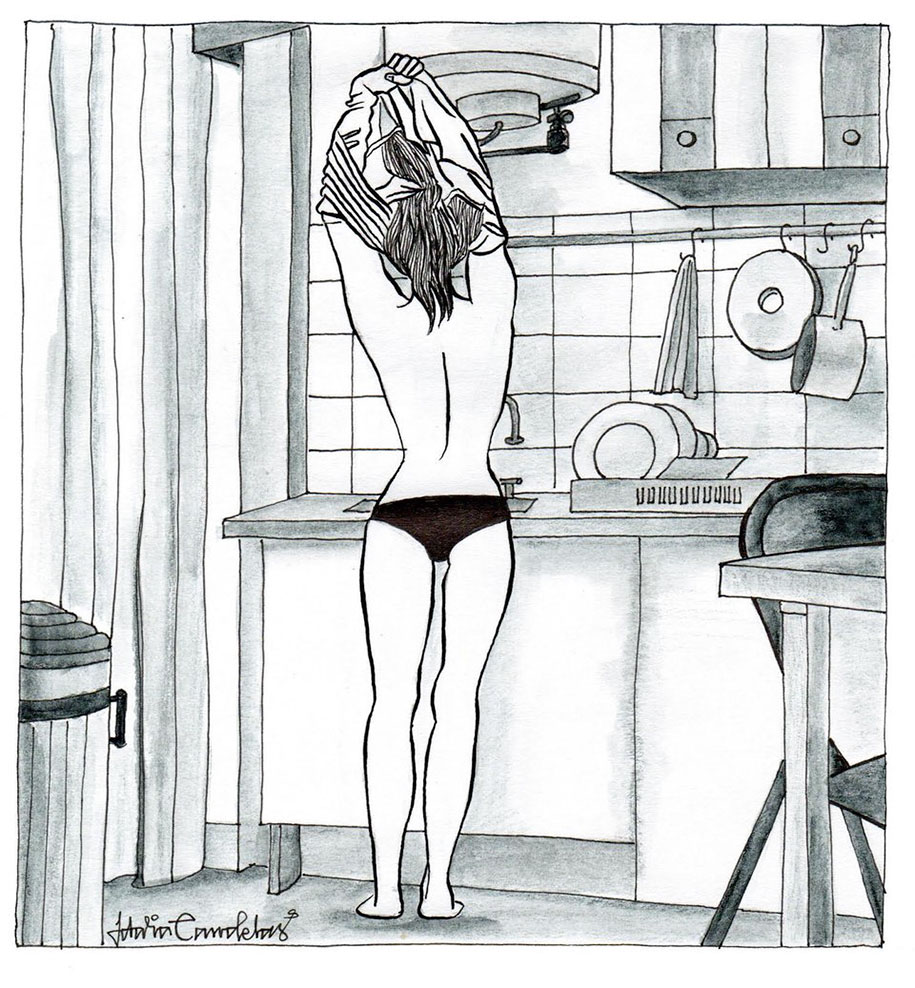 915x988 these drawings perfectly illustrate the beauty of single life - Single Drawing