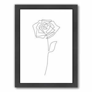300x300 east urban home 'single rose' drawing print ebay - Single Rose Drawing