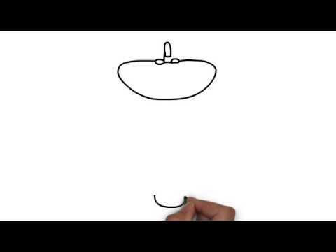 480x360 How To Draw Sink - Sink Drawing