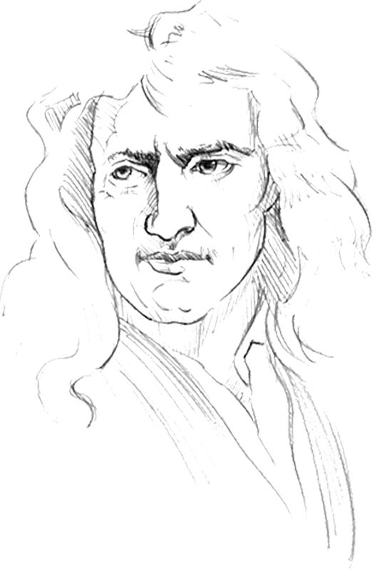 550x801 Art Matissephysics Color And Light - Sir Isaac Newton Drawing