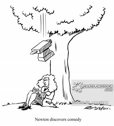 400x443 sir isaac newton cartoons and comics - Sir Isaac Newton Drawing