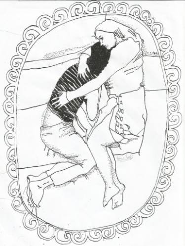 375x497 Song To The Siren Drawing - Siren Drawing