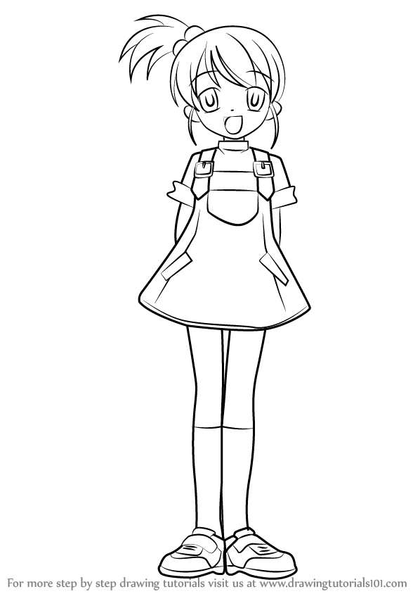 598x844 learn how to draw kyon's sister from haruhi suzumiya - Sister Drawings