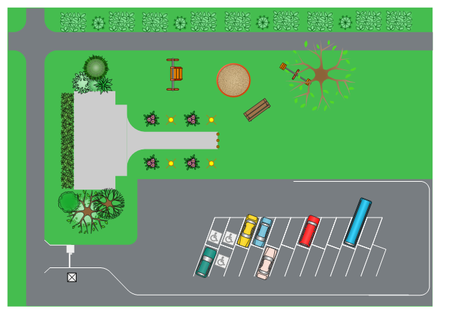 640x446 Site Layout Plan Building Drawing Software For Design Site Plan - Site Drawing