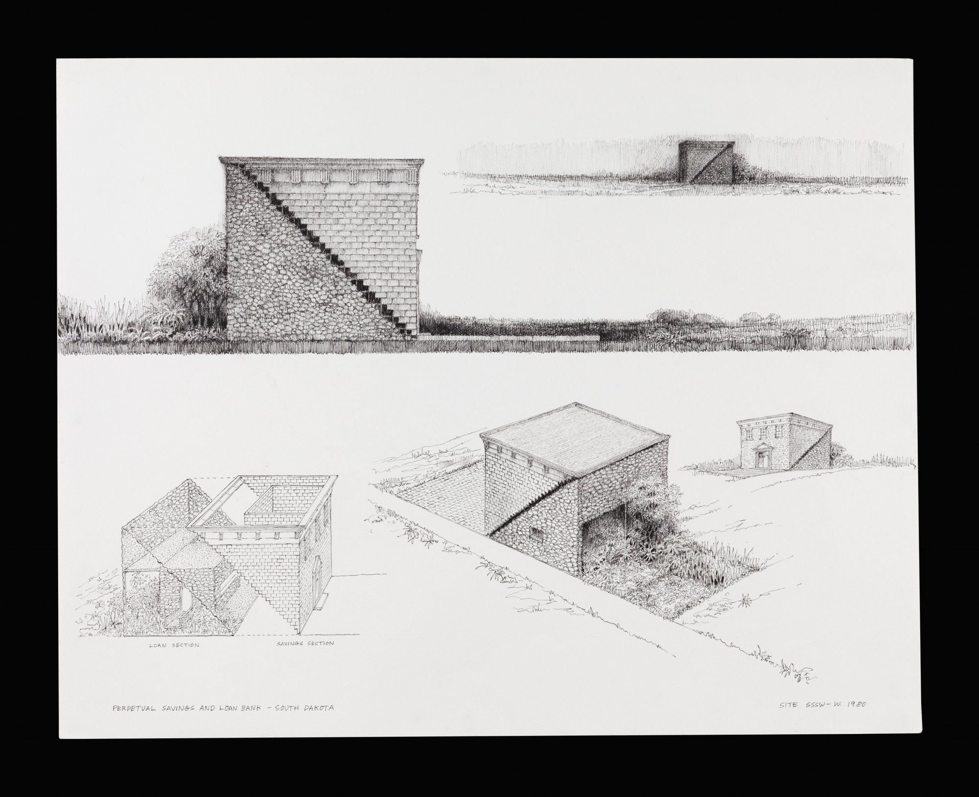 2000x1629 James Wines - Site Section Drawing