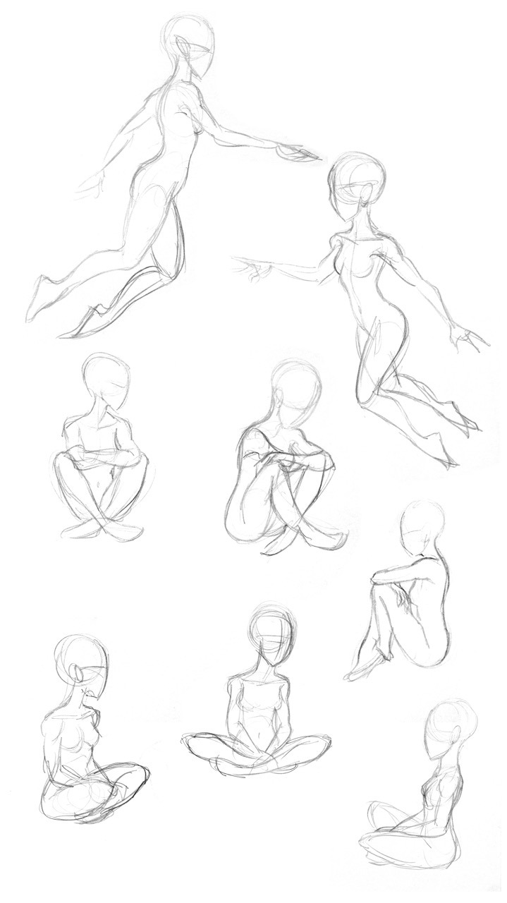 Featured image of post Body Drawing Poses Sitting You can use it to practice figure drawing gesture drawing or simply use as a reference for your own character s pose