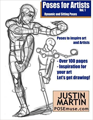 386x499 poses for artists volume - Sitting Poses Drawing